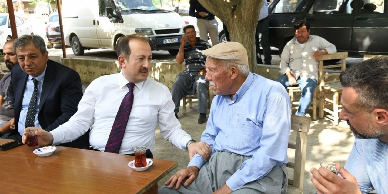 Vali Pehlivan, Sayköy’de Vatandaşlarla Buluştu