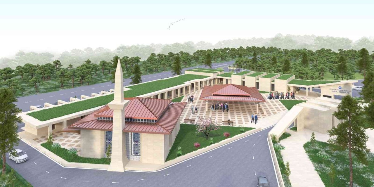 Uncalı Kent Mezarlığı İnşaatı Hızla İlerliyor