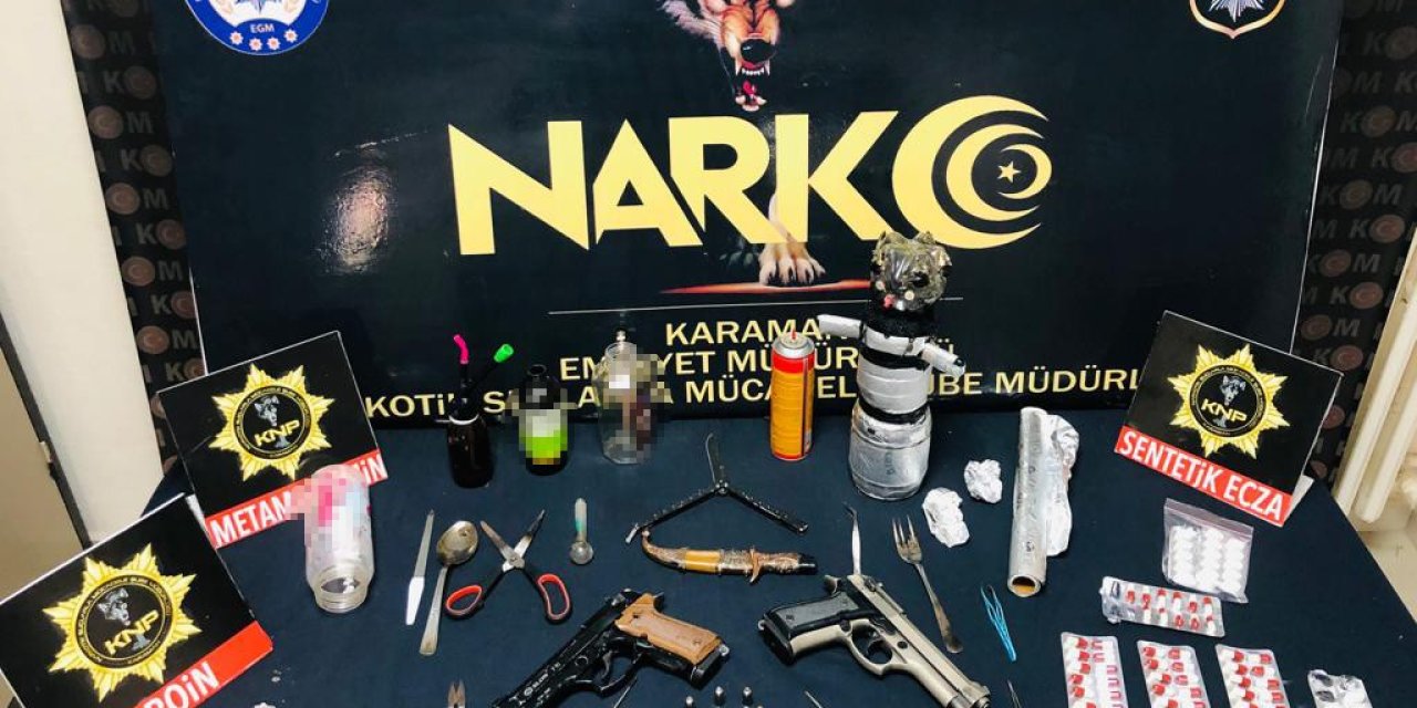 Karaman'da Uyuşturucu Operasyonunda 9 Kişi Yakalandı