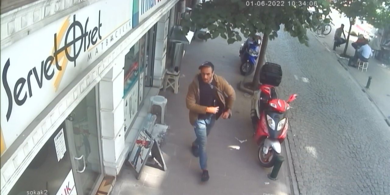 Tesisatçıdaki Hırsızlık Güvenlik Kameralarına Böyle Yakalandı