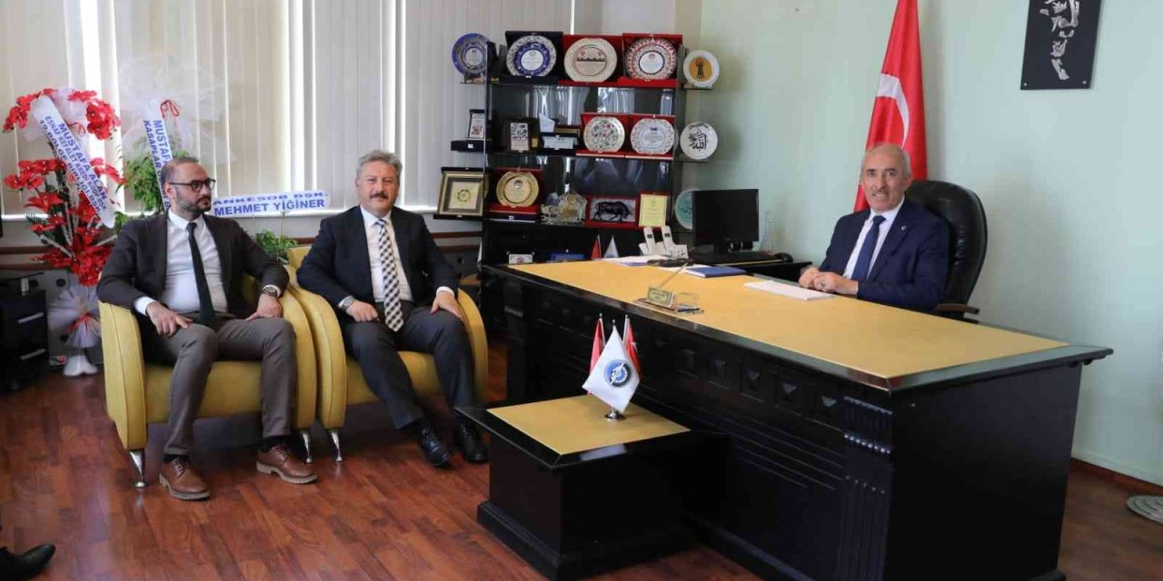 Başkan Palancıoğlu’ndan Kesob Başkanı Odakır’a Hayırlı Olsun Ziyareti