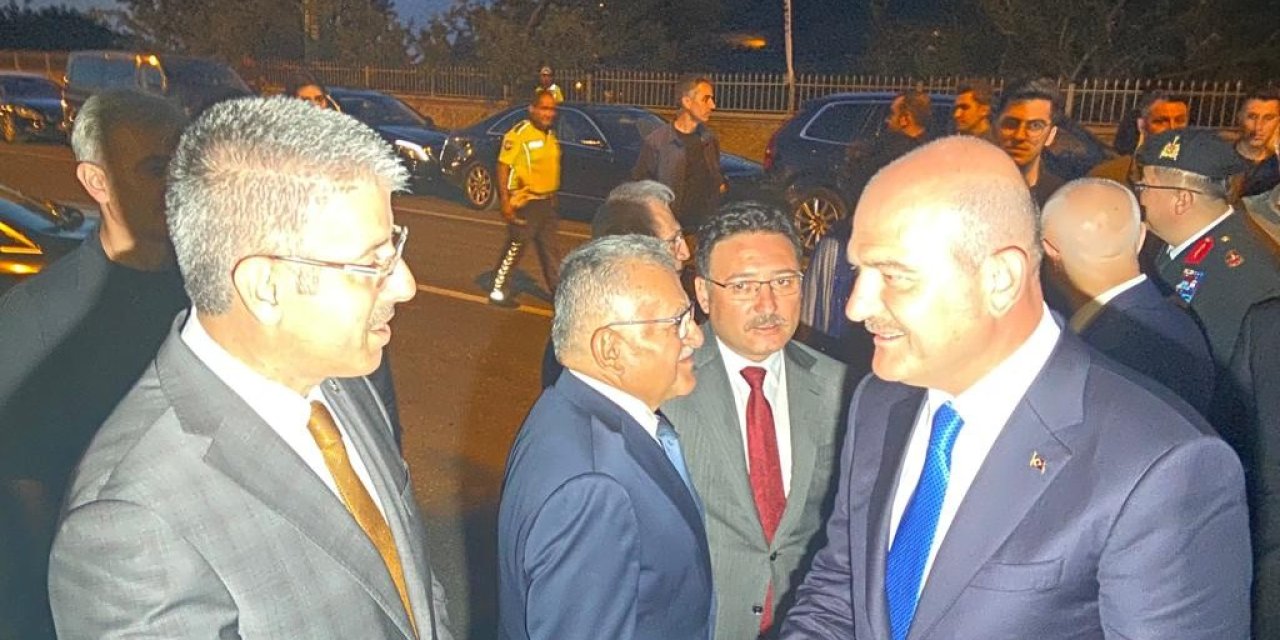 İçişleri Bakanı Soylu Kayseri’de