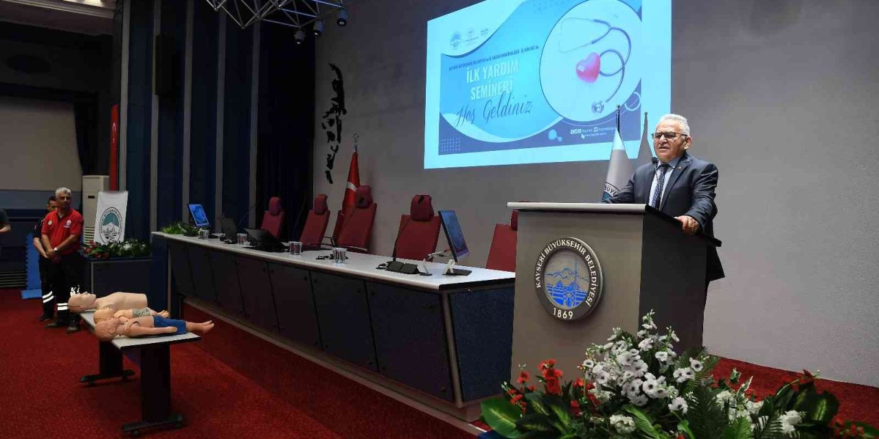 Başkan Büyükkılıç’tan ’ilk Yardım’ Vurgusu