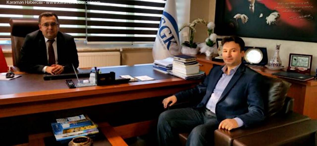 Karaman Habercisi’nden Serdar Fındık’a Hayırlı Olsun Ziyareti