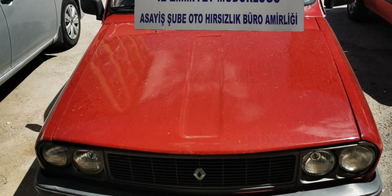 Düz Kontakla Çalınan Aracı Polis Buldu