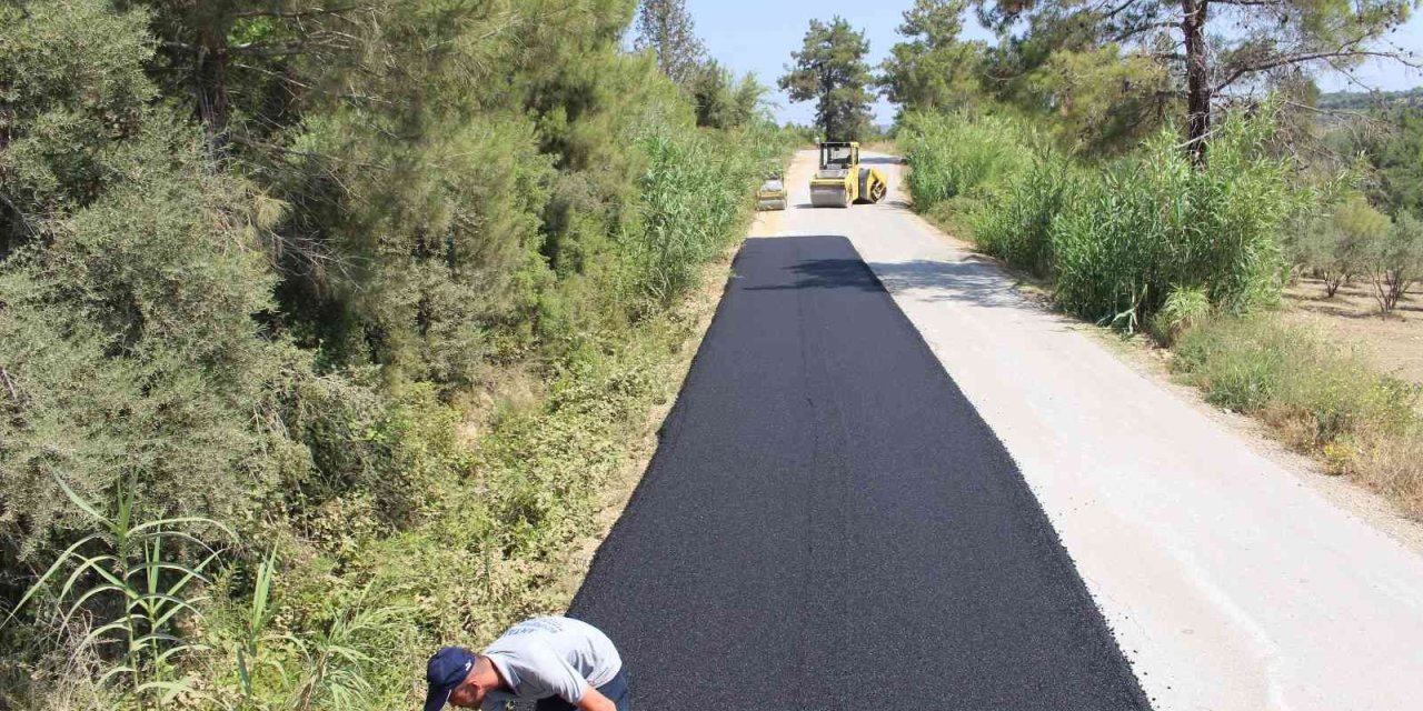 Manavgat Yangını Sonrası Bozulan Yollar Onarılıyor