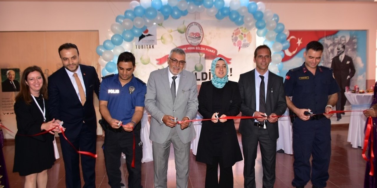 İnönü’de Tubitak Bilim Fuarı Açıldı