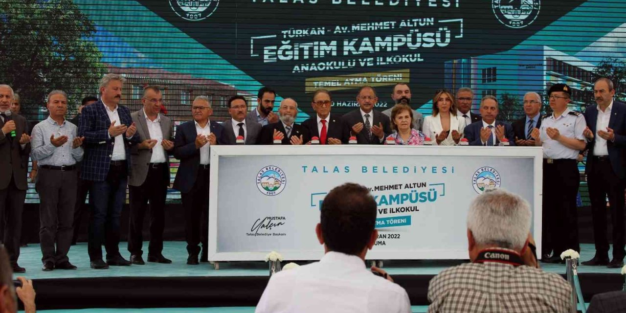 Talas’ta Millet Bahçesine İlk Temel Atıldı