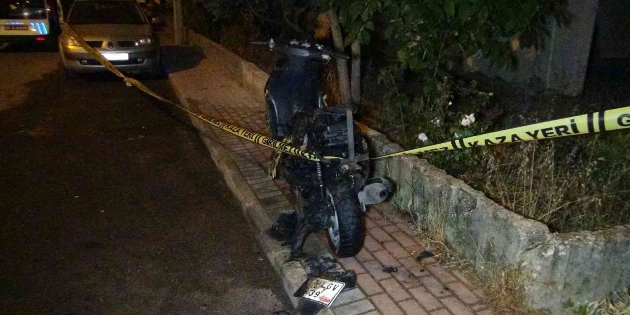 Tartıştığı Babasının Motosikletini Yaktı