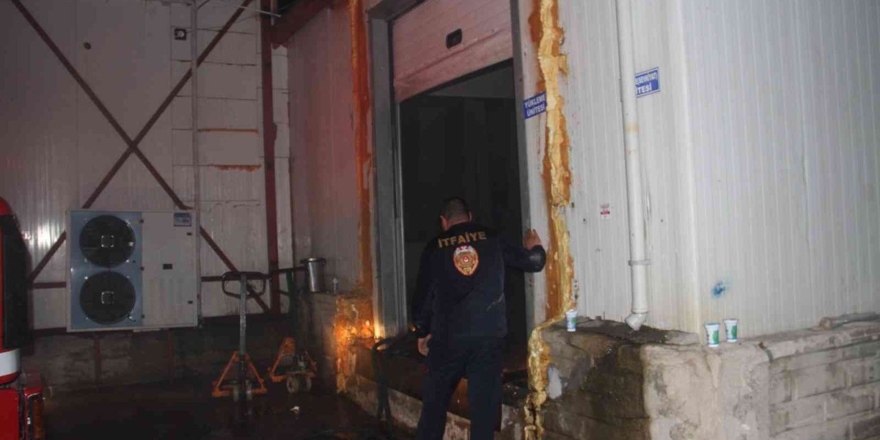Konya’da Balık Fabrikası Alev Alev Yandı
