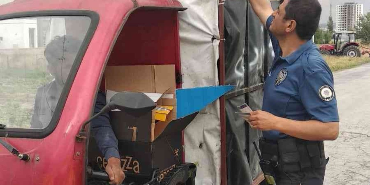 Kayseri’de Hurda Toplayıcılarına Denetim