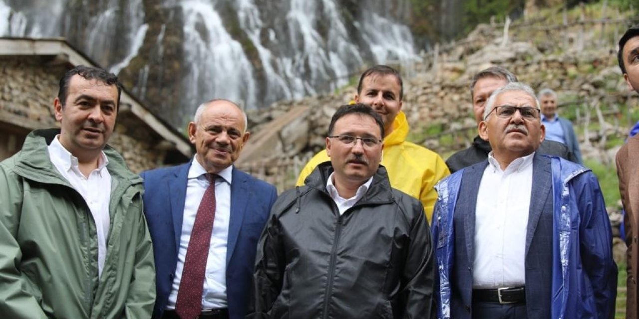 Vali Çiçek Kapuzbaşı Şelalesi’nde İncelemelerde Bulundu