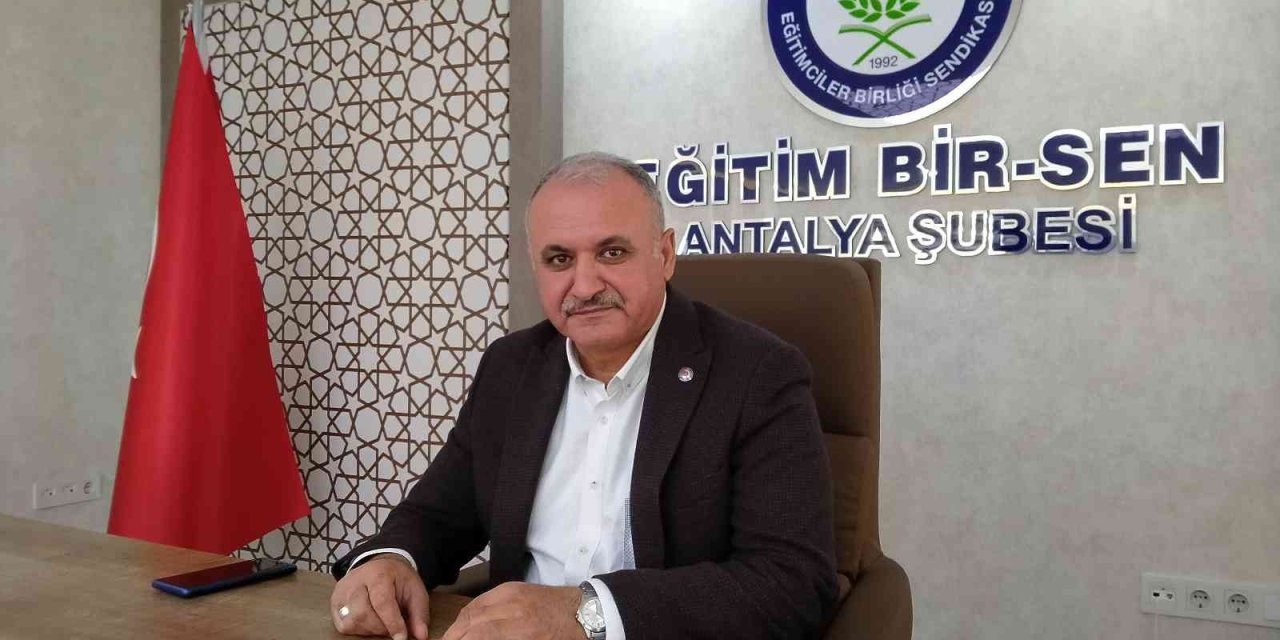 Eğitim Bir Sen Antalya Başkanı Miran: “tazminat Yansıtma Oranları İyileştirilmeli”