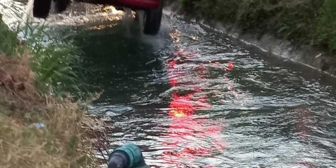 Mersin’de Otomobil Sulama Kanalına Uçtu: 2 Ölü