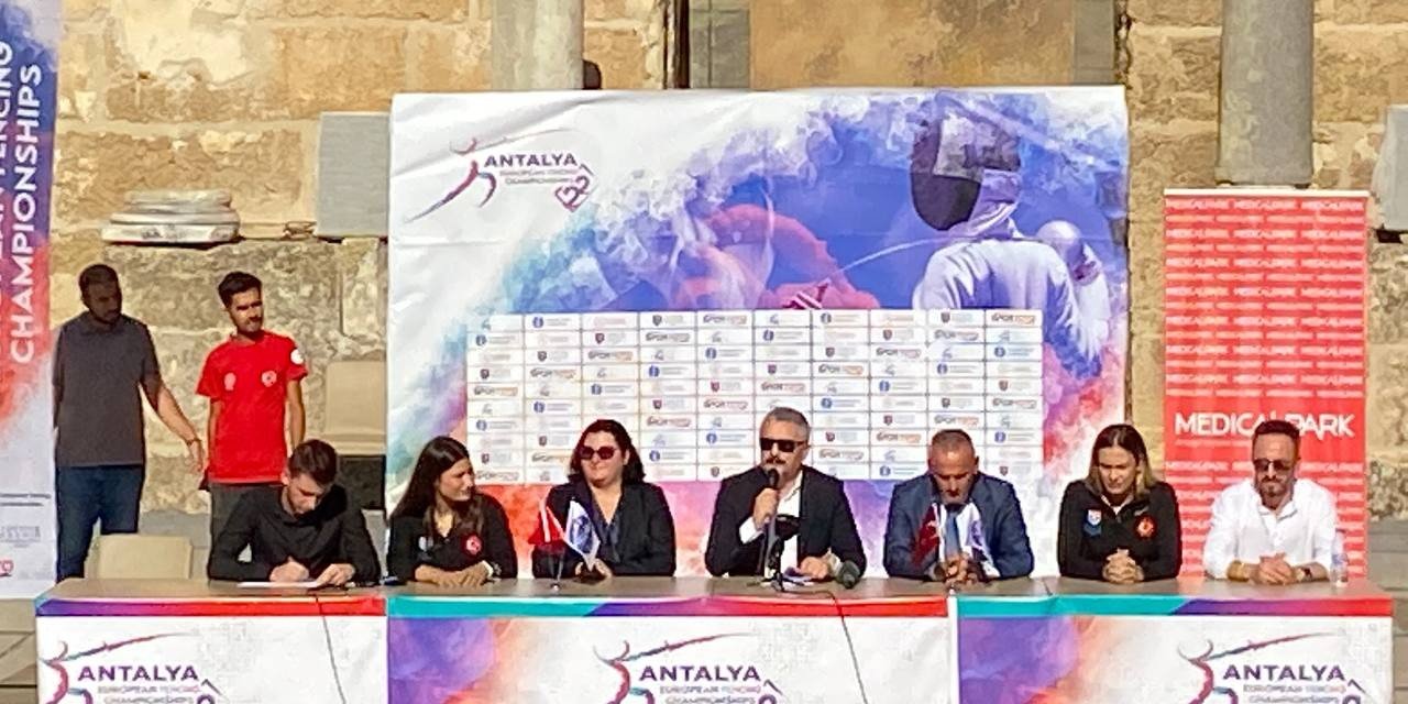 Eskrim Avrupa Büyükler Şampiyonası Antalya'da Düzenlenecek