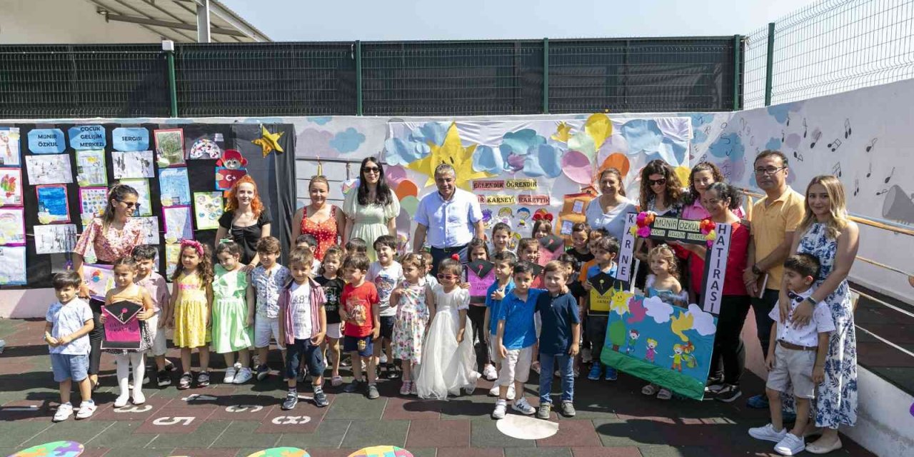 Mersin Büyükşehir Belediyesinin Kreşlerinde Minikler Karne Heyecanı Yaşadı