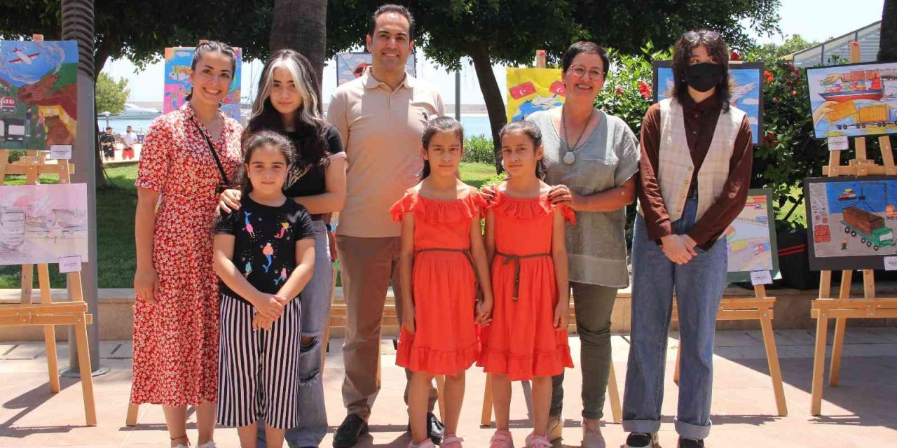 Çocukların ‘lojistik’ Yarışmasındaki Resimleri Sergileniyor