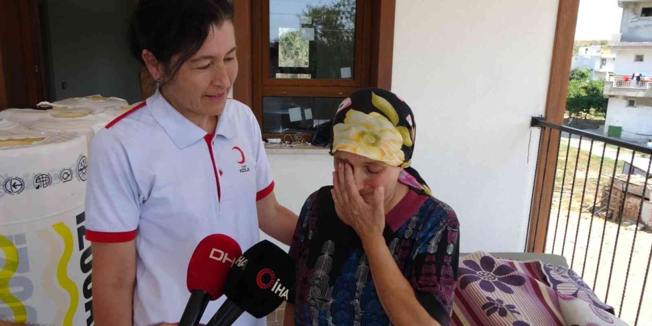 Antalya’da Yeni Evine Kavuşan Yangınzedenin Sevinç Gözyaşları