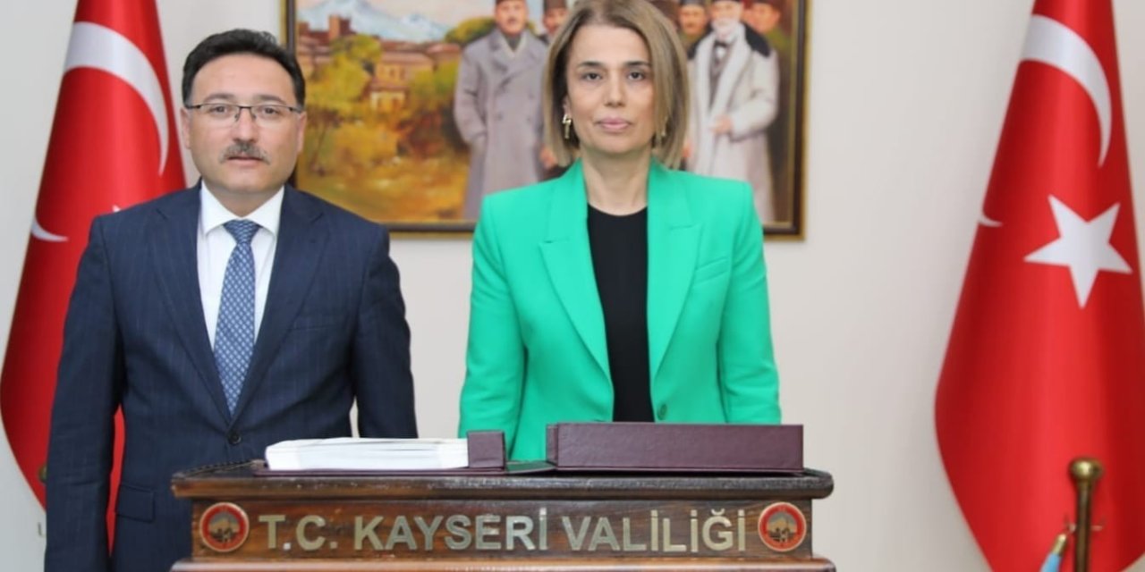 Nevşehir Valisi İnci Sezer Becel’den Vali Gökmen Çiçek’e Nezaket Ziyareti