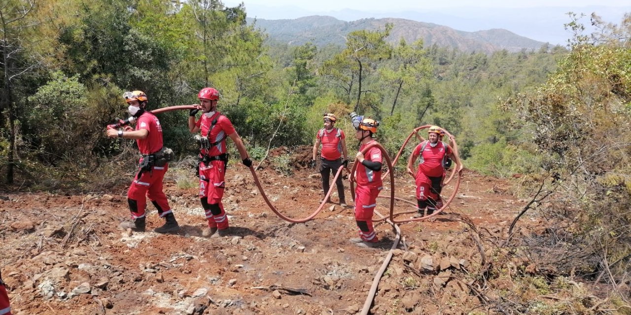 Eskişehir Dak Ekibinden Marmaris Yangınına Destek