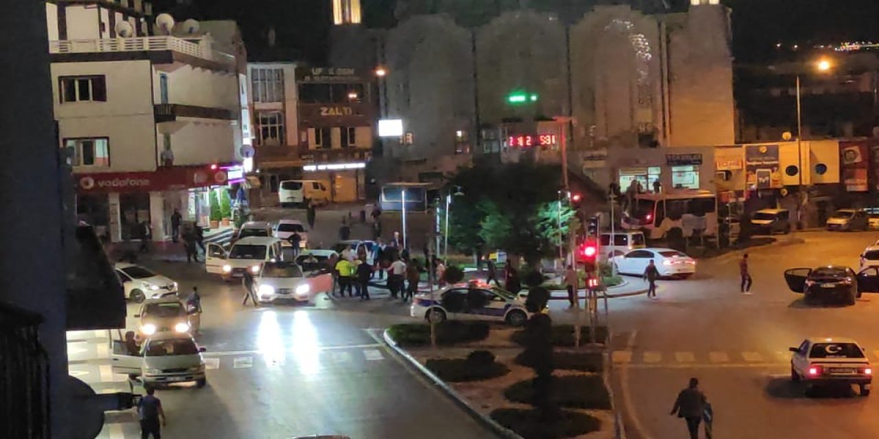 Trafik Kazasının Ardından Kavga Çıktı