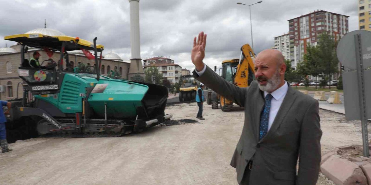 Başkan Çolakbayrakdar Asfalt Çalışmalarını İnceledi