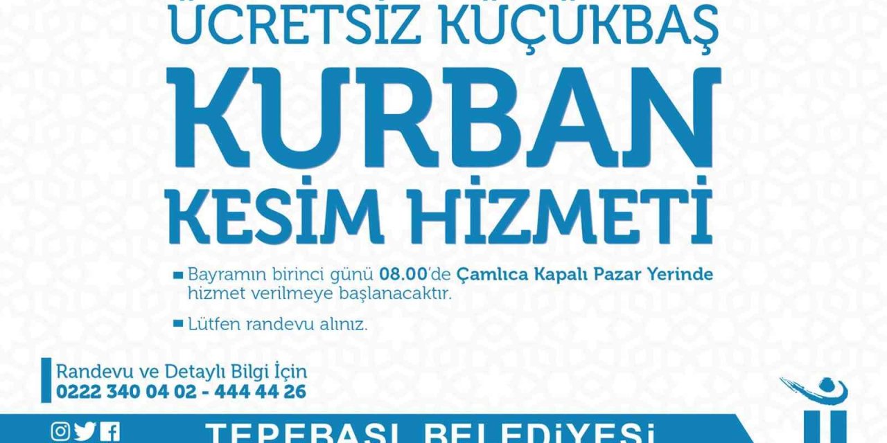 Tepebaşı’nda Kurban Bayramı Hazırlıkları Sürüyor