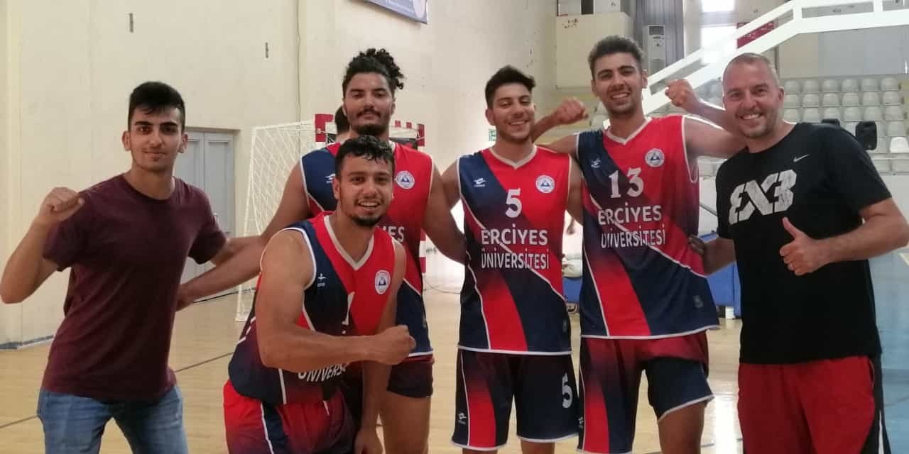 Erciyes Üniversitesi 3x3 Basketbolda Türkiye 4.’sü Oldu