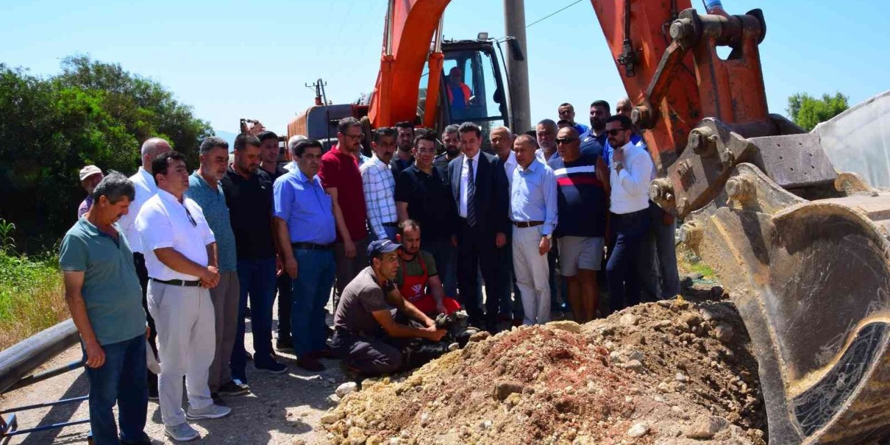 Beykonak’ta Sulama Suyu Sorunu Çözülüyor