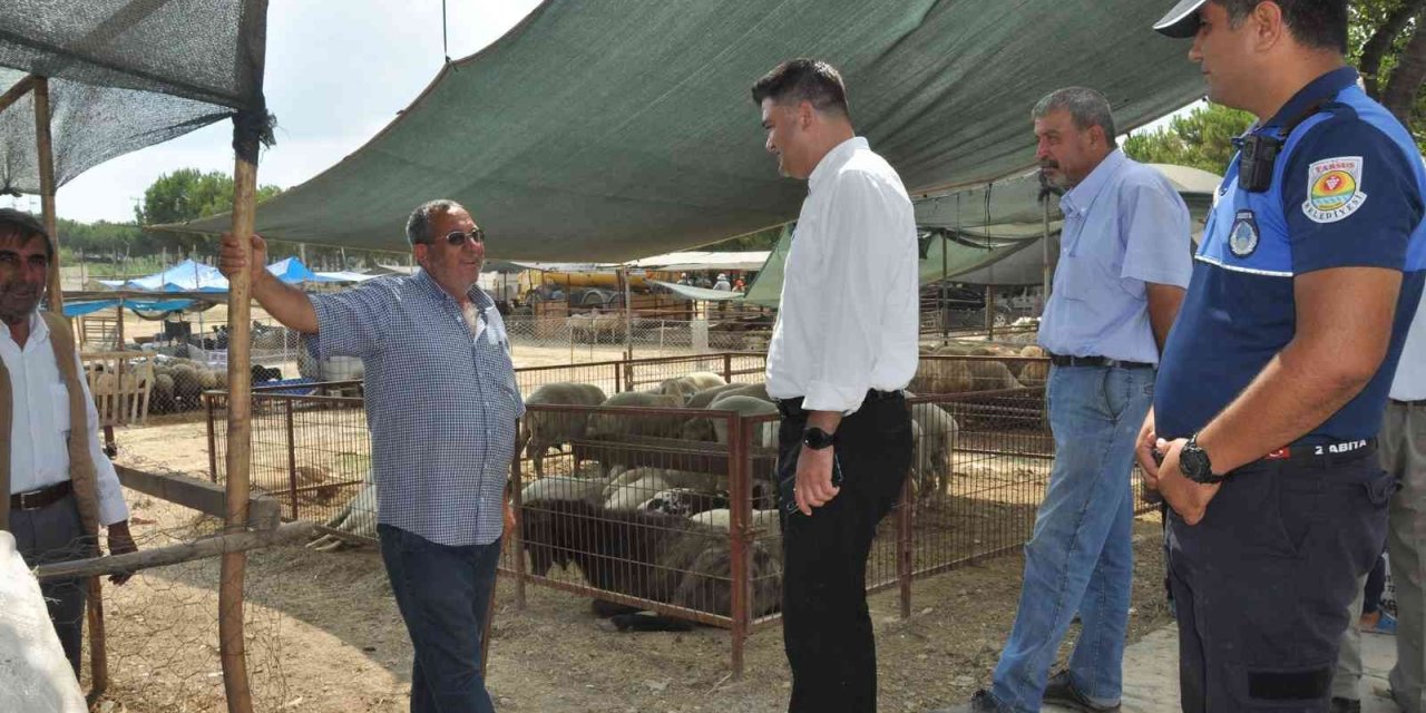 Tarsus’ta Kurban Satış Yerleri Denetlendi