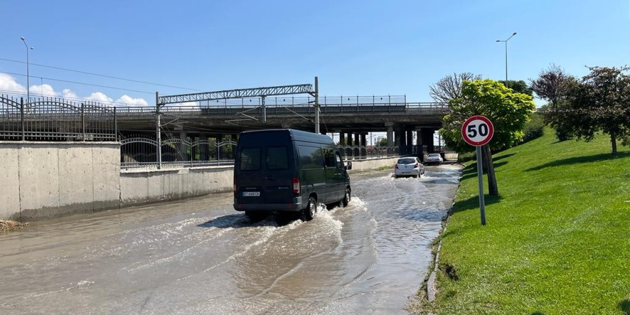Göle Dönen Yol, Sürücülere Zor Anlar Yaşattı