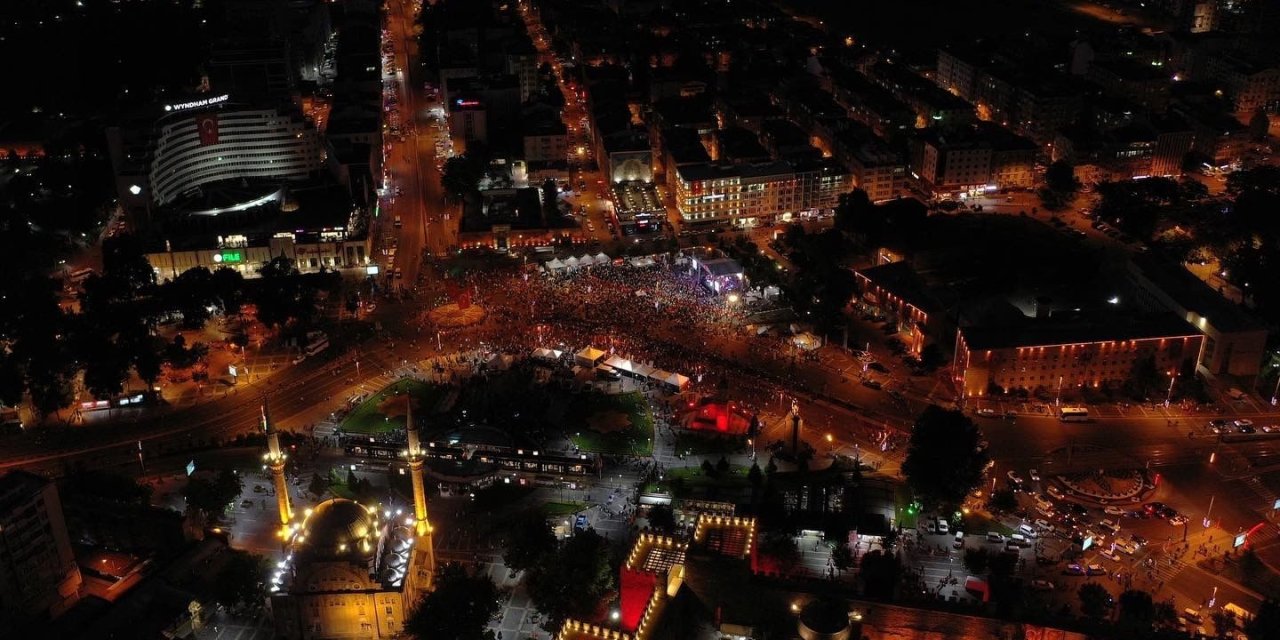 Kayseri’de 15 Temmuz Coşkusu
