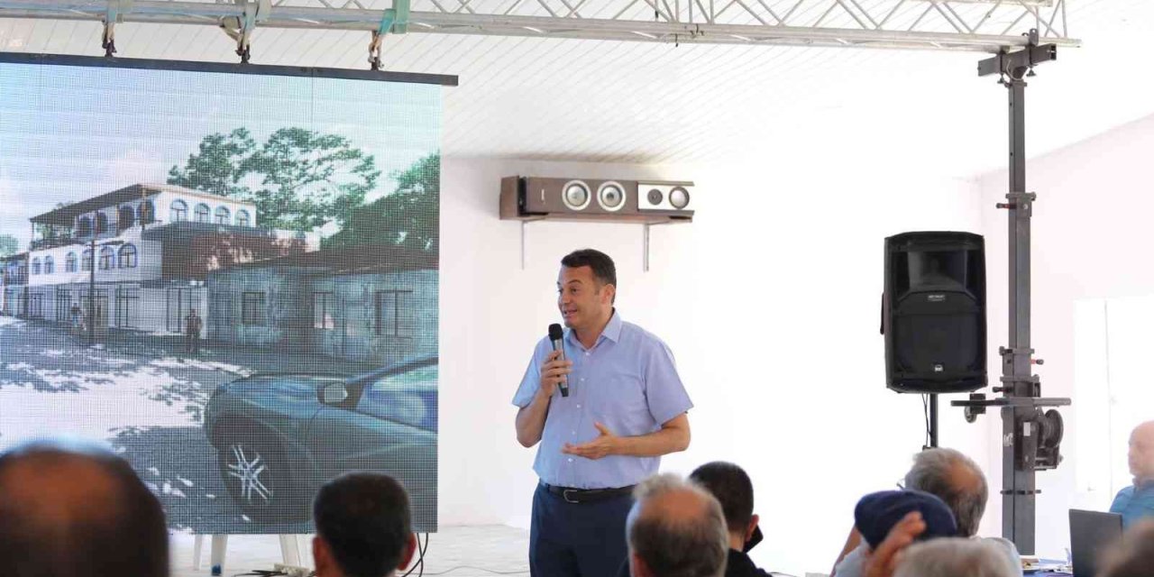 Kasaba Çarşı Ve Meydan Düzenleme Projesi Tanıtım Toplantısı Yapıldı