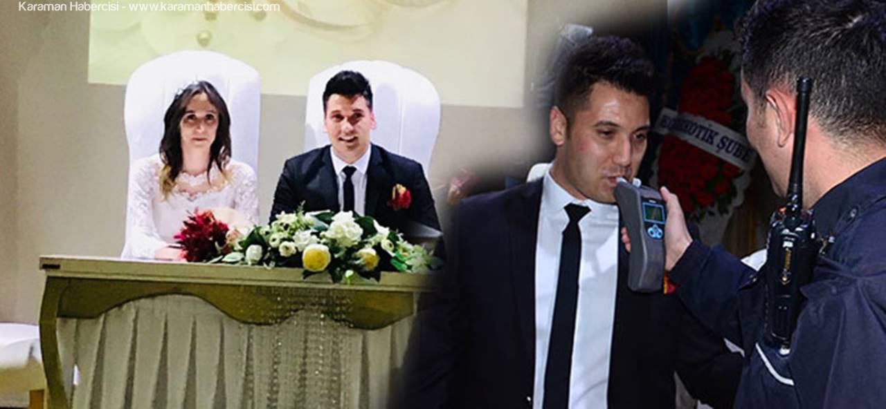 Trafik Polisine Nikahında Alkol Muayenesi