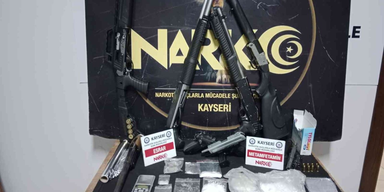 Kayseri’de Film Sahnelerini Aratmayan Uyuşturucu Operasyonu