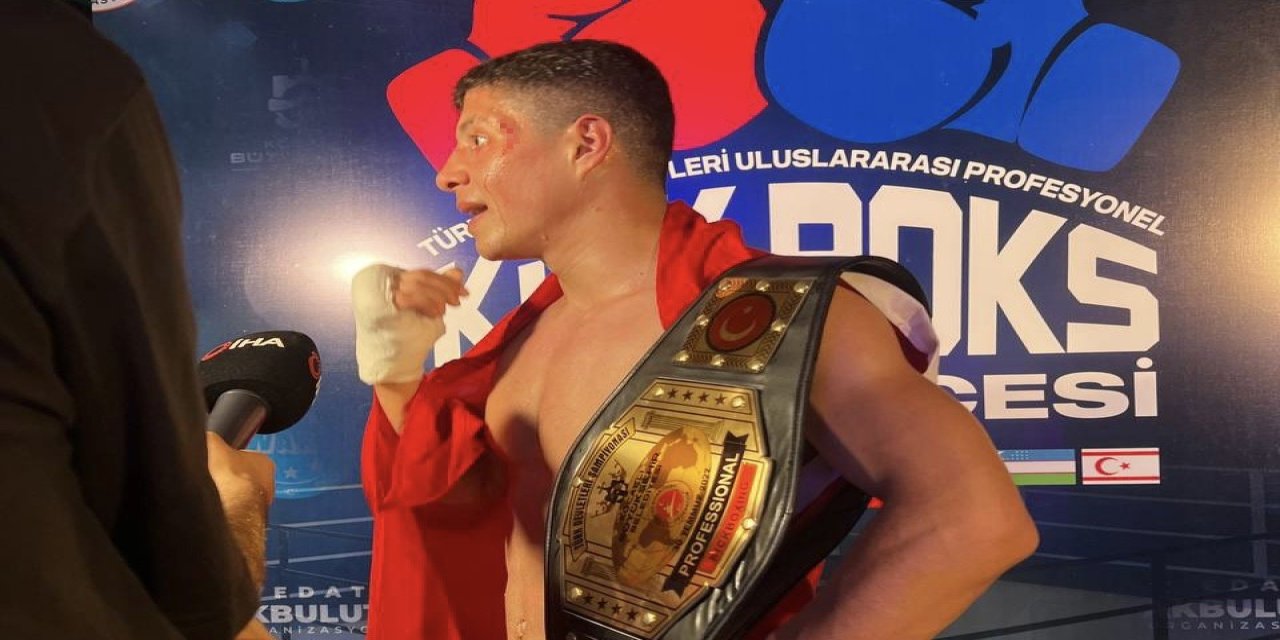 Milli Sporcu Eskişehir’e Altın Kemerle Döndü