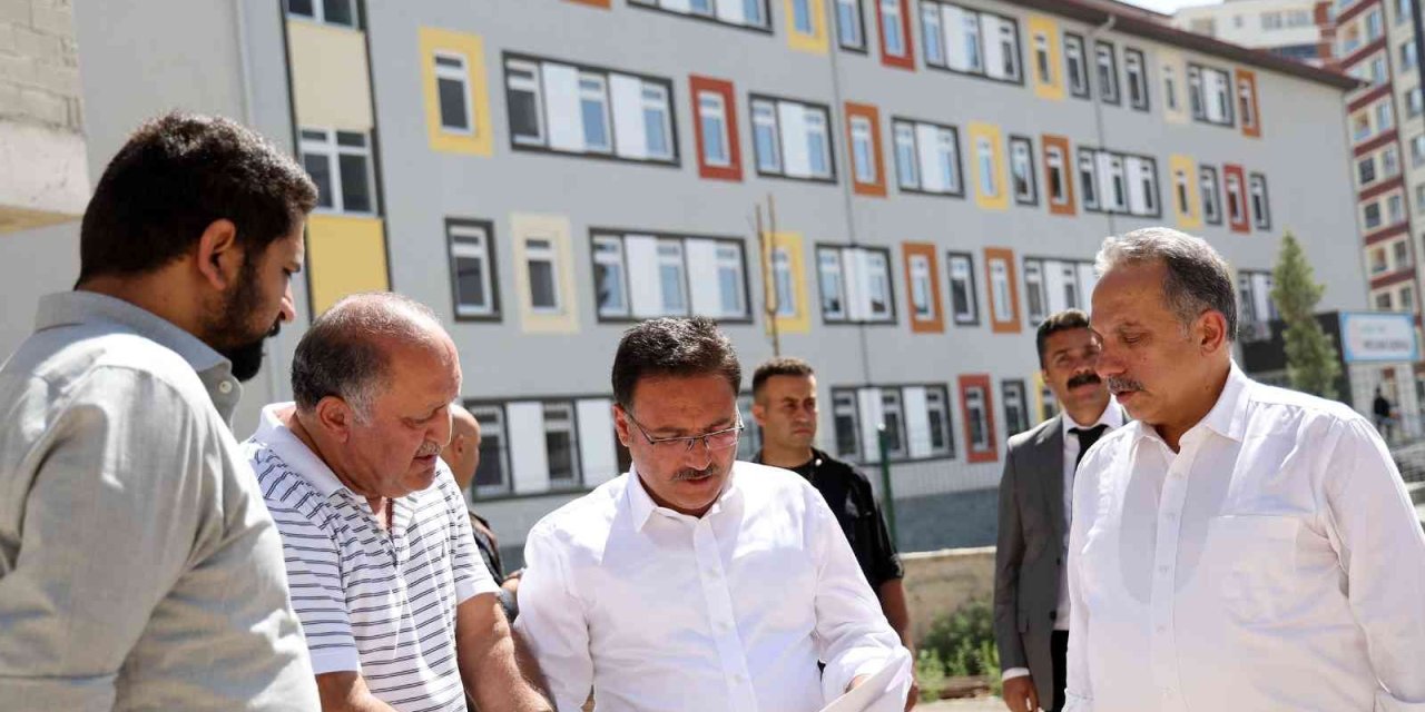 Vali Çiçek Ve Başkan Yalçın’dan Yatırım Turu