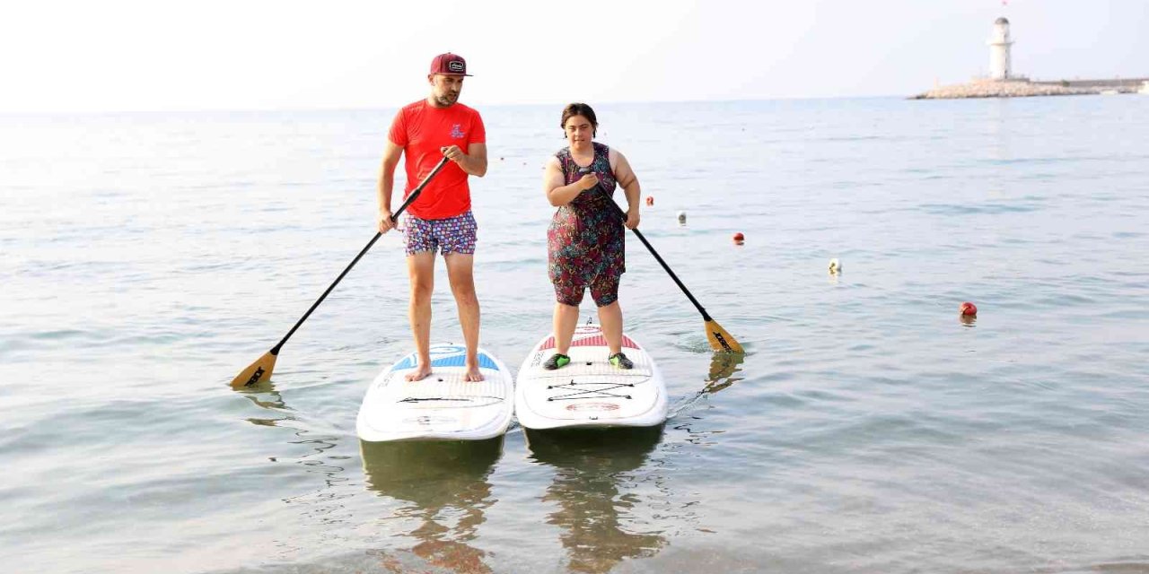 Engelli Bireyler Sup Board Yaparak Moral Buldu