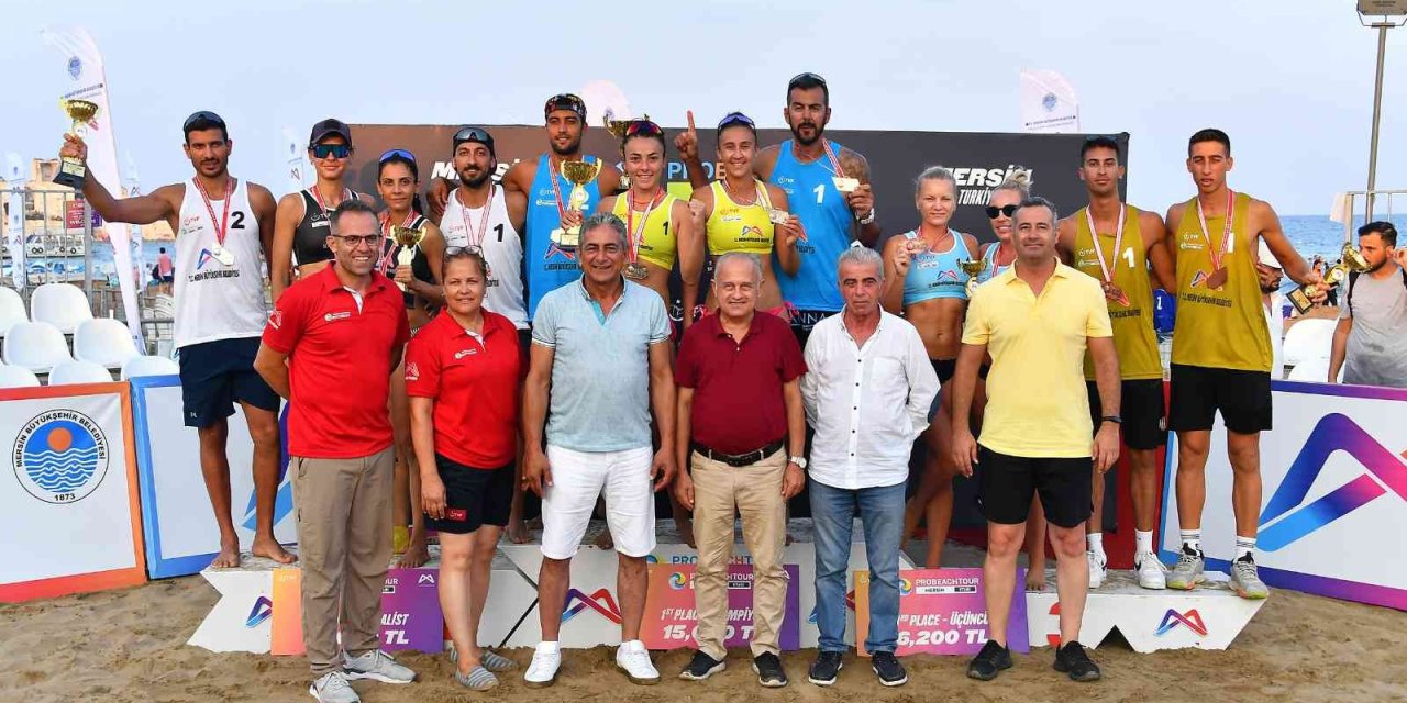 ’Pro Beach Tour Plaj Voleybolu Mersin Etabı’ Sona Erdi