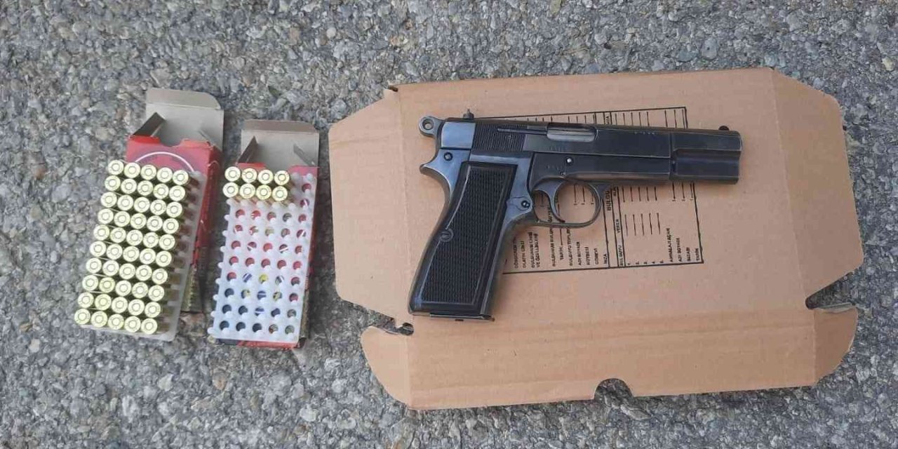 Havaya Ateş Eden Şahıs Silahıyla Birlikte Yakalandı