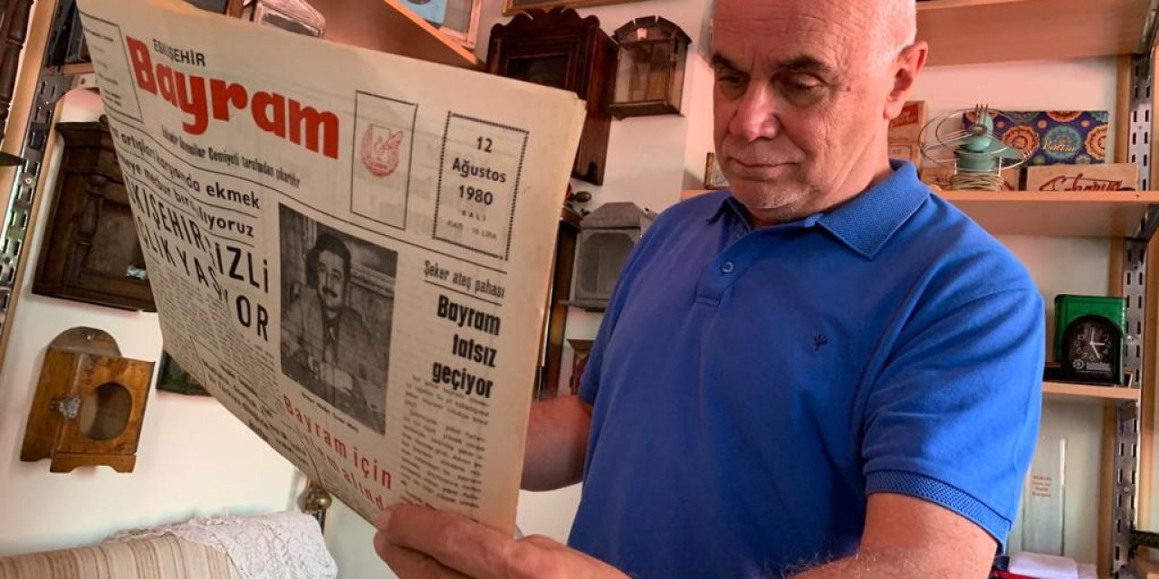 Eskişehirli Koleksiyoner Asırlık Gazeteleri Muhafaza Ediyor