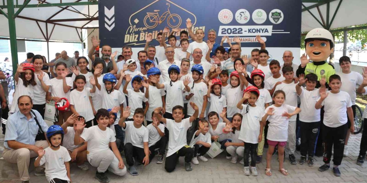 Meram’da Düz Bisiklet Yarışları Sona Erdi