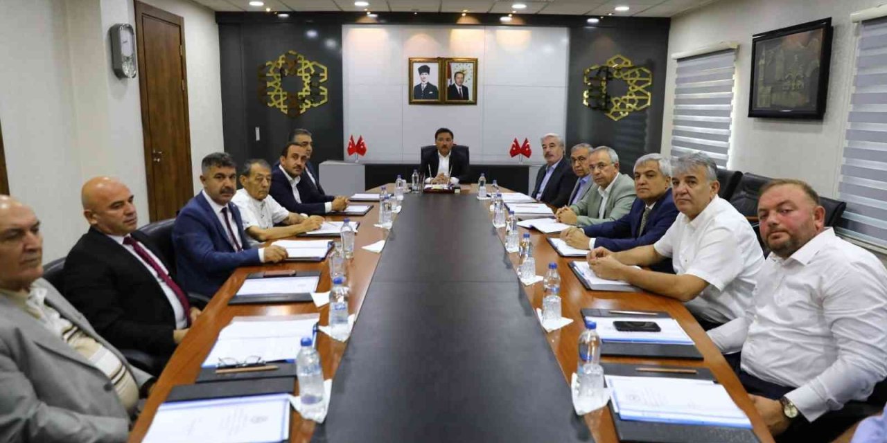 İncesu Osb Müteşebbis Teşekkül Heyeti, Vali Çiçek Başkanlığında Toplandı