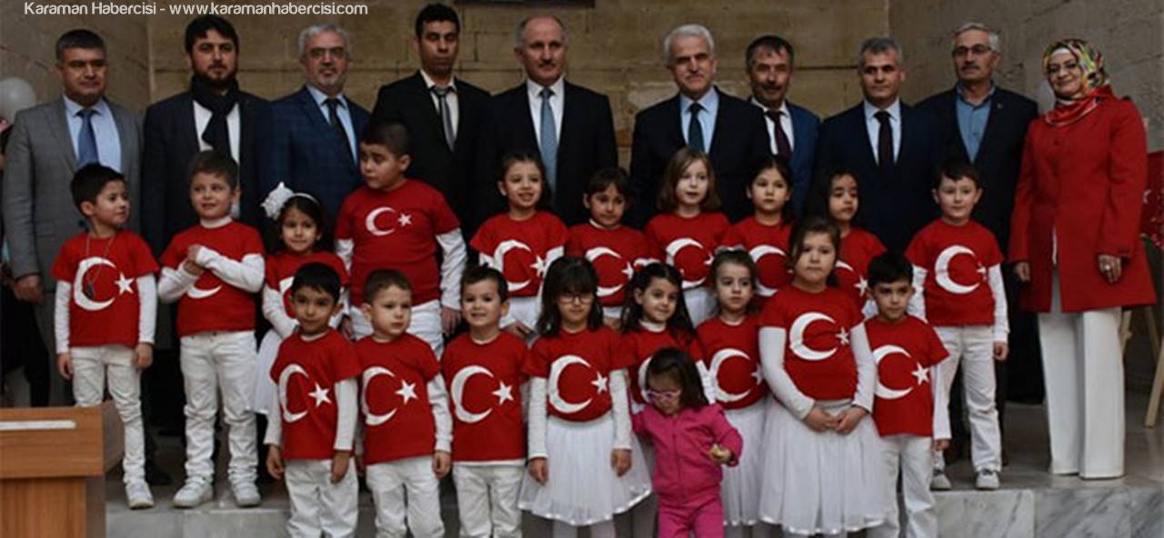 Melek Hatun Anaokulundan Yer Gök Şanlı Bayrağımız Sergisi