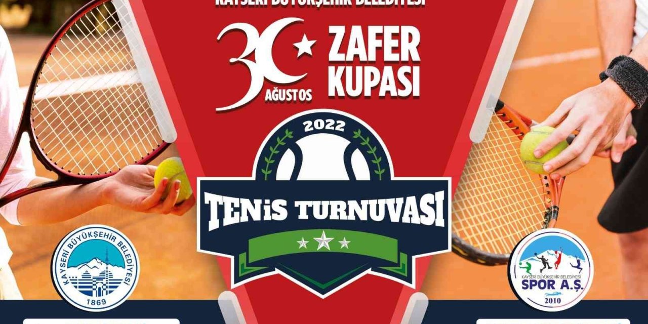 Büyükşehir Spor A.ş.’den 30 Ağustos Zafer Kupası Tenis Turnuvası
