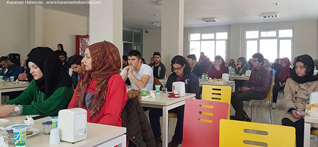 KMÜ Ermenek MYO'da Mevlüt Programı