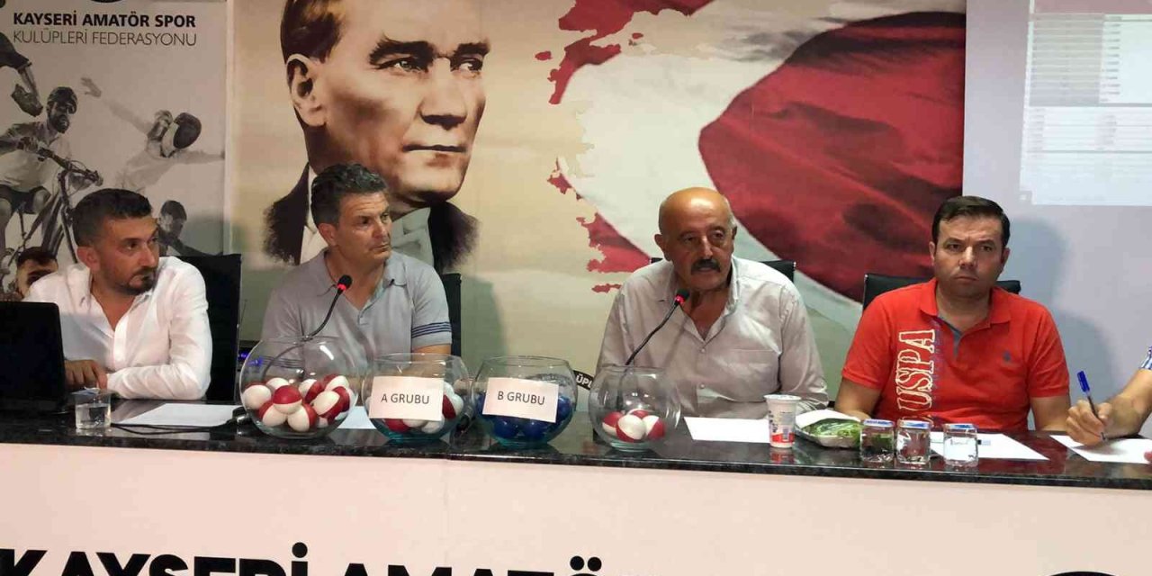 Kayseri Süper Amatör Küme Fikstürü Çekildi