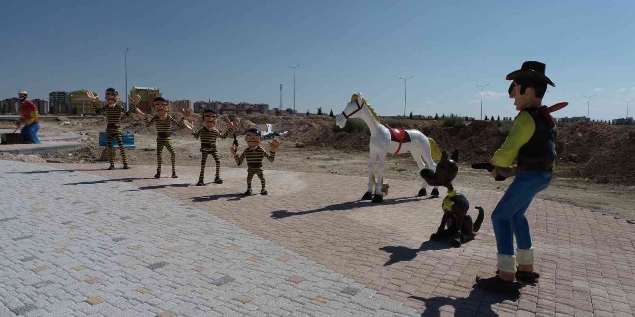 Karaman’da Masal Parkında Çalışmalar Devam Ediyor