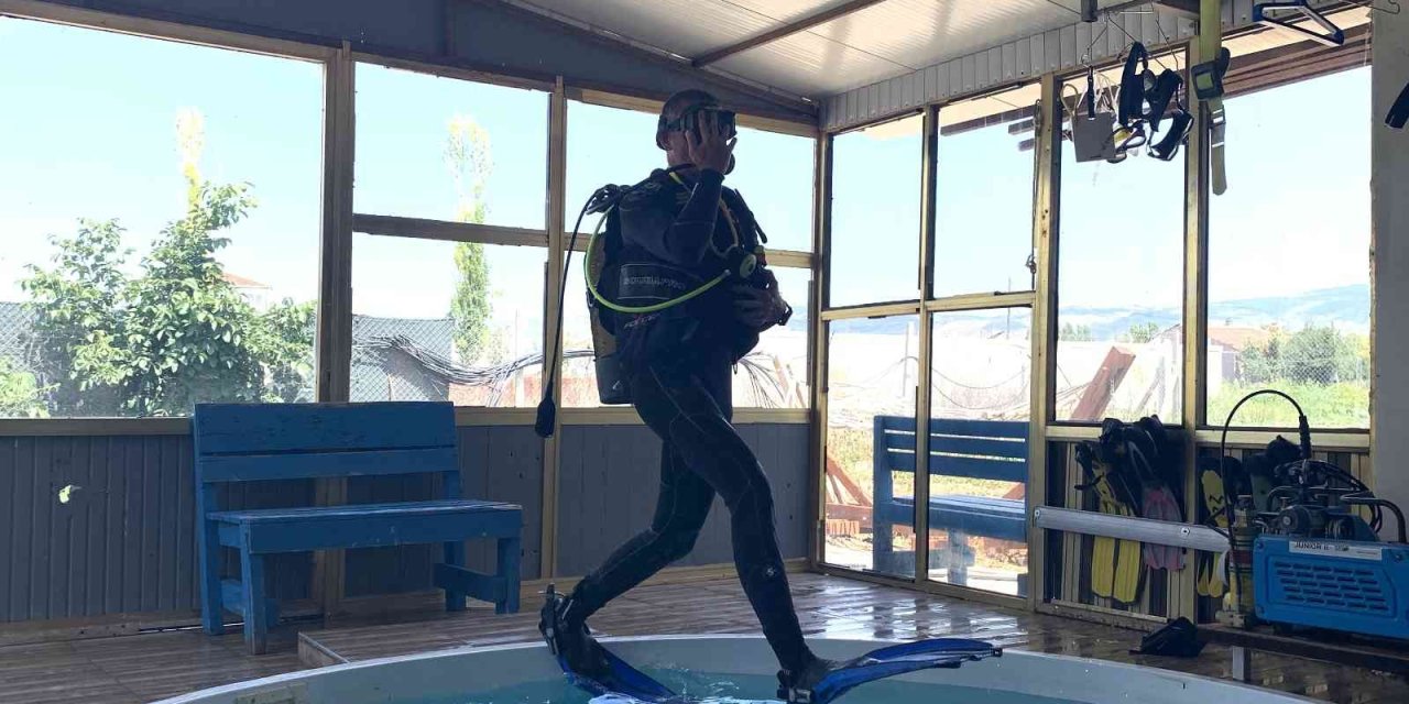 Türkiye’de Tek ’denizsiz Dalış’ Eğitimi