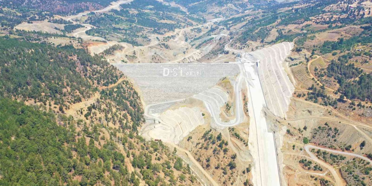 Sorgun Barajında Çalışmalar Devam Ediyor